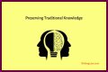 Traditional knowledge